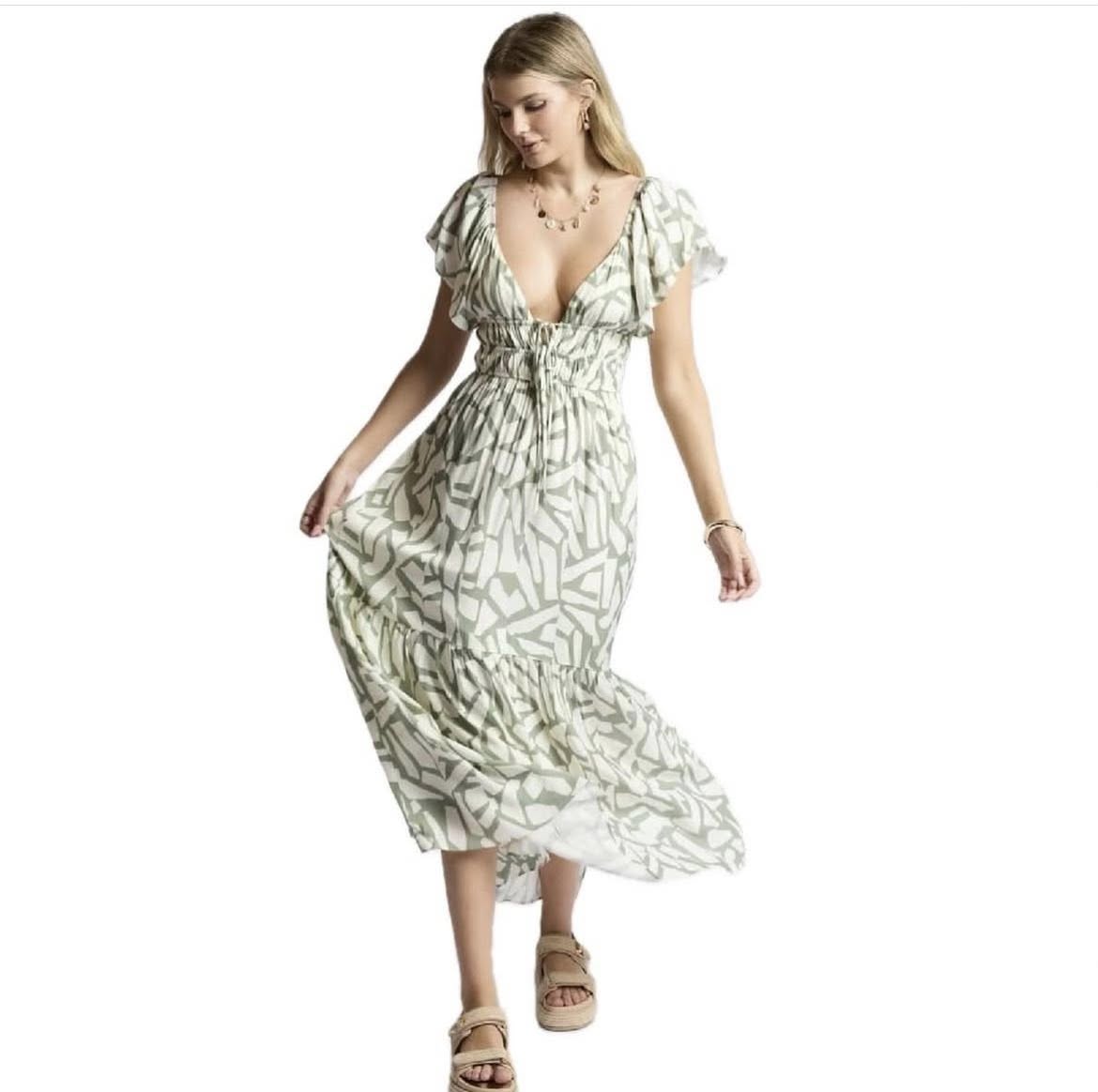 Sage the Label Sage Printed Lined Dress
