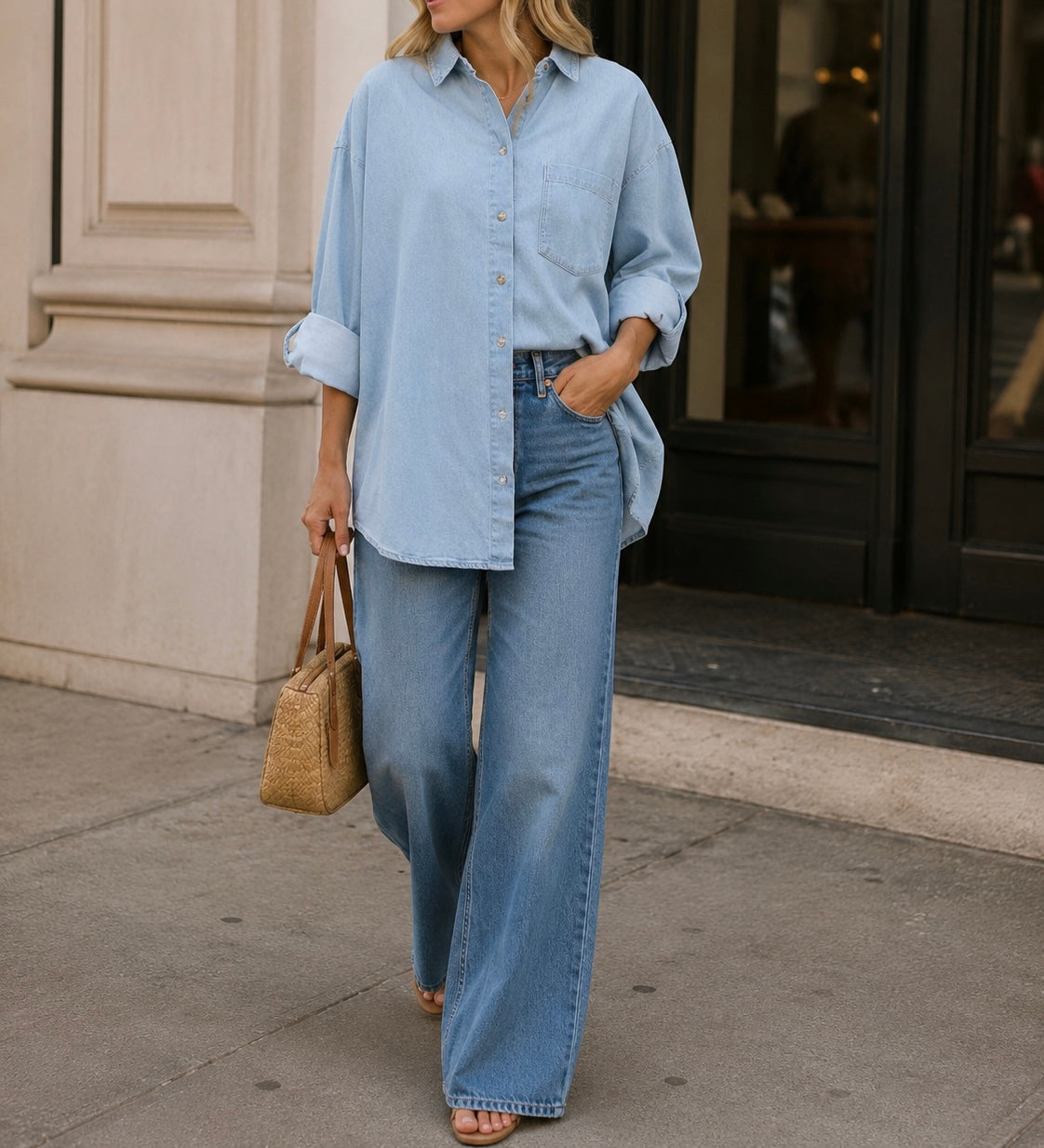 ICHI Denim Shirt