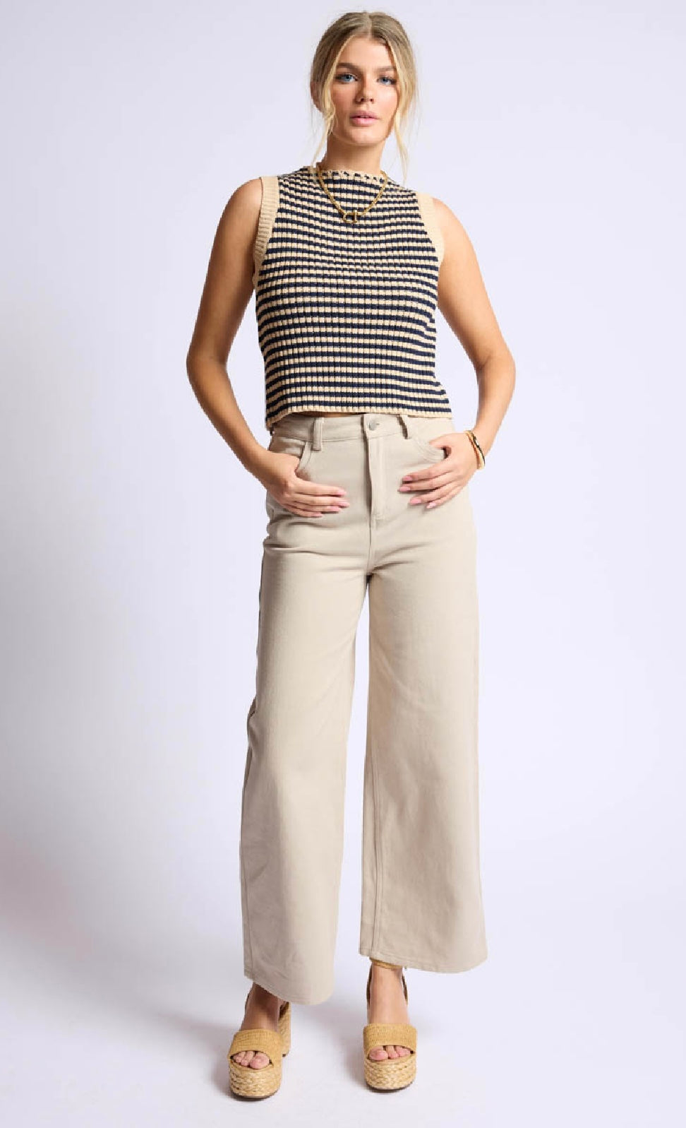 Sage the Label Printed SL Top