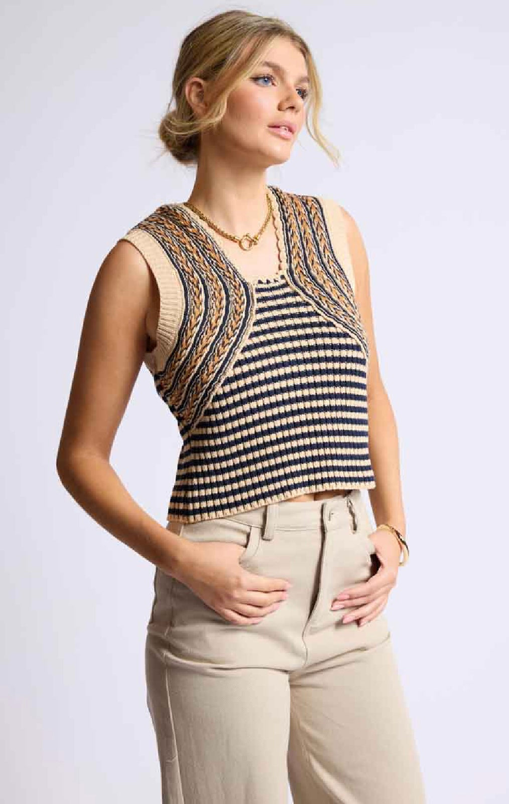 Sage the Label Printed SL Top