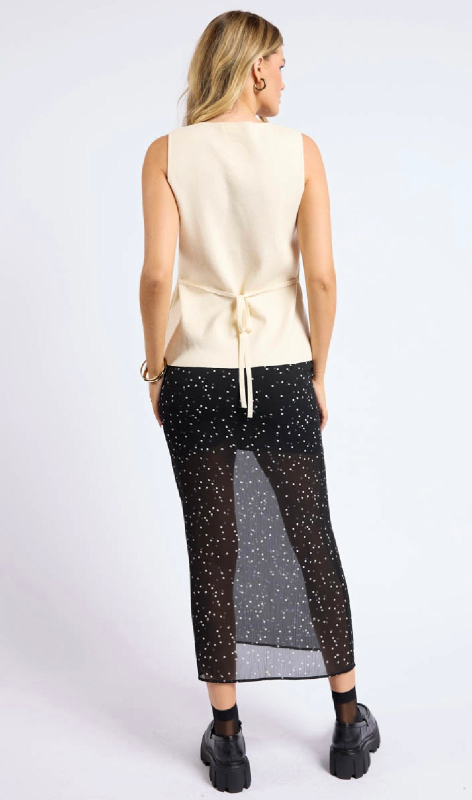 Sage the Label Cream SL Top