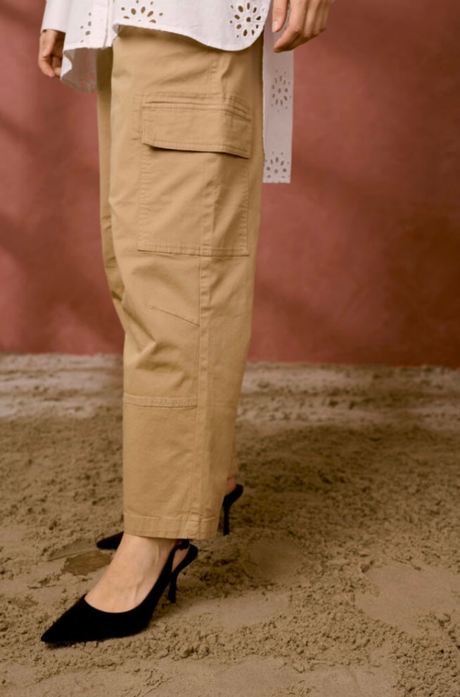 Culture Desert Tan Cargo Pocket Pant