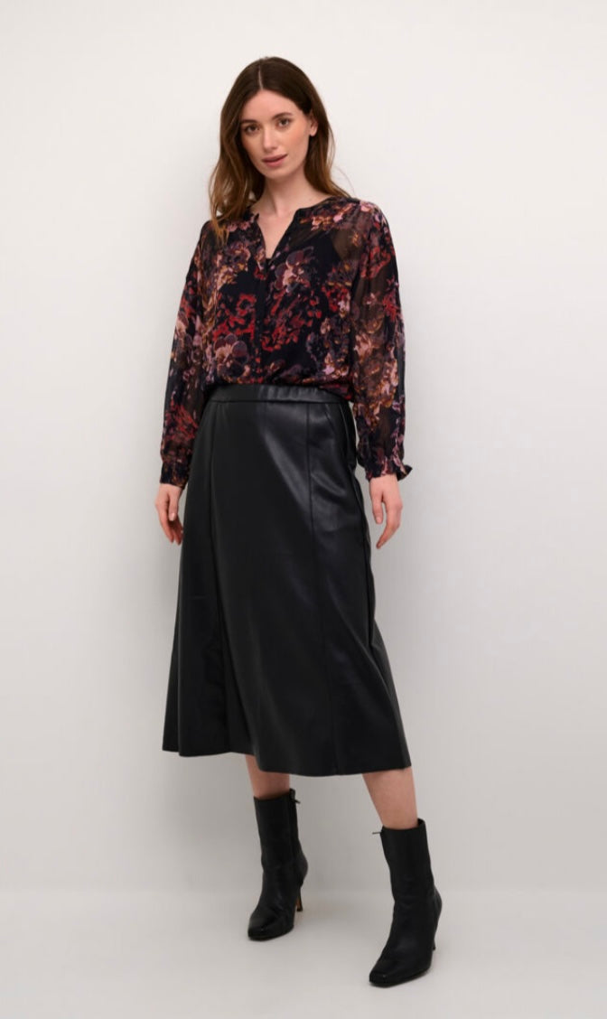 CREAM Black Faux Skirt