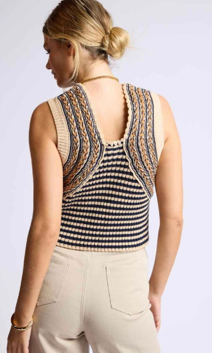 Sage the Label Printed SL Top