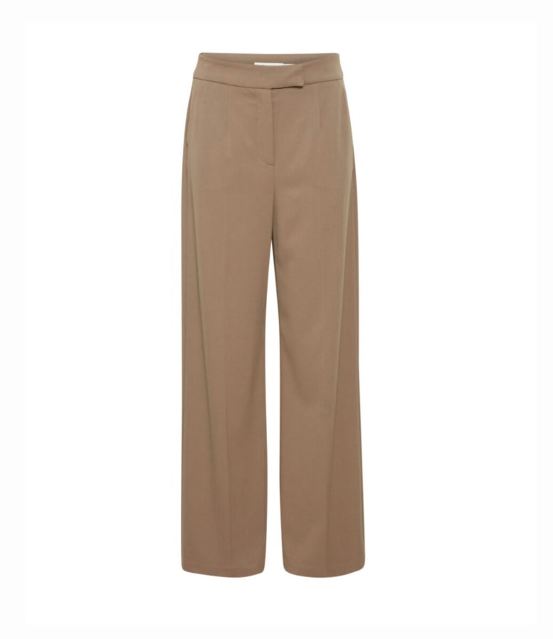 B young Brown Straight Leg Pant