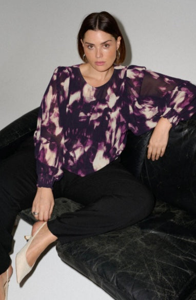Kaffe Curve Printed Blouse
