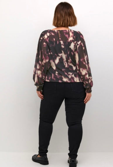Kaffe Curve Printed Blouse