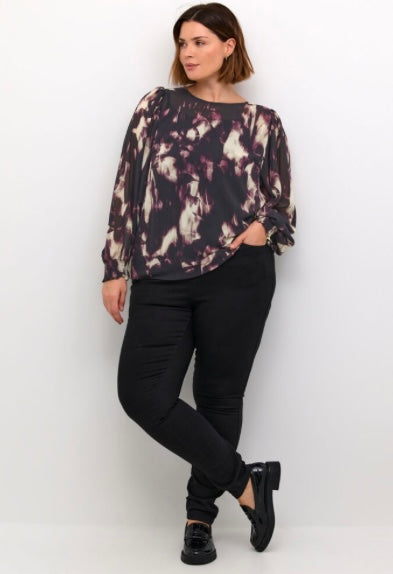Kaffe Curve Printed Blouse