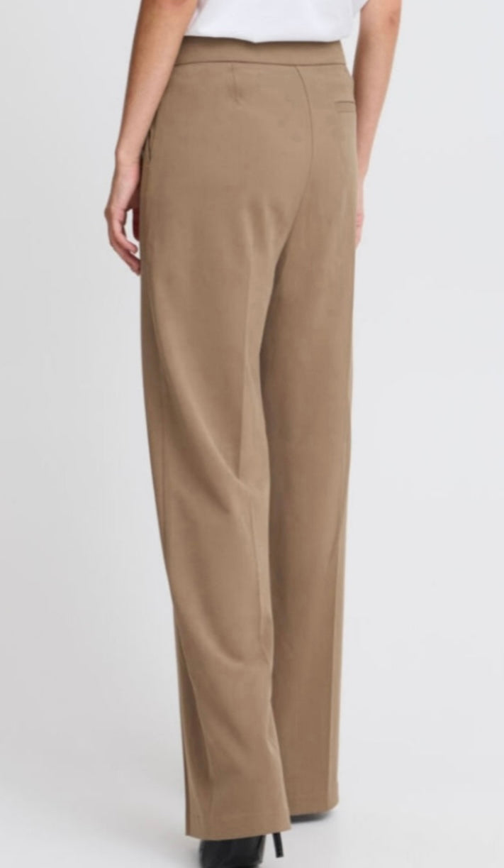 B young Brown Straight Leg Pant