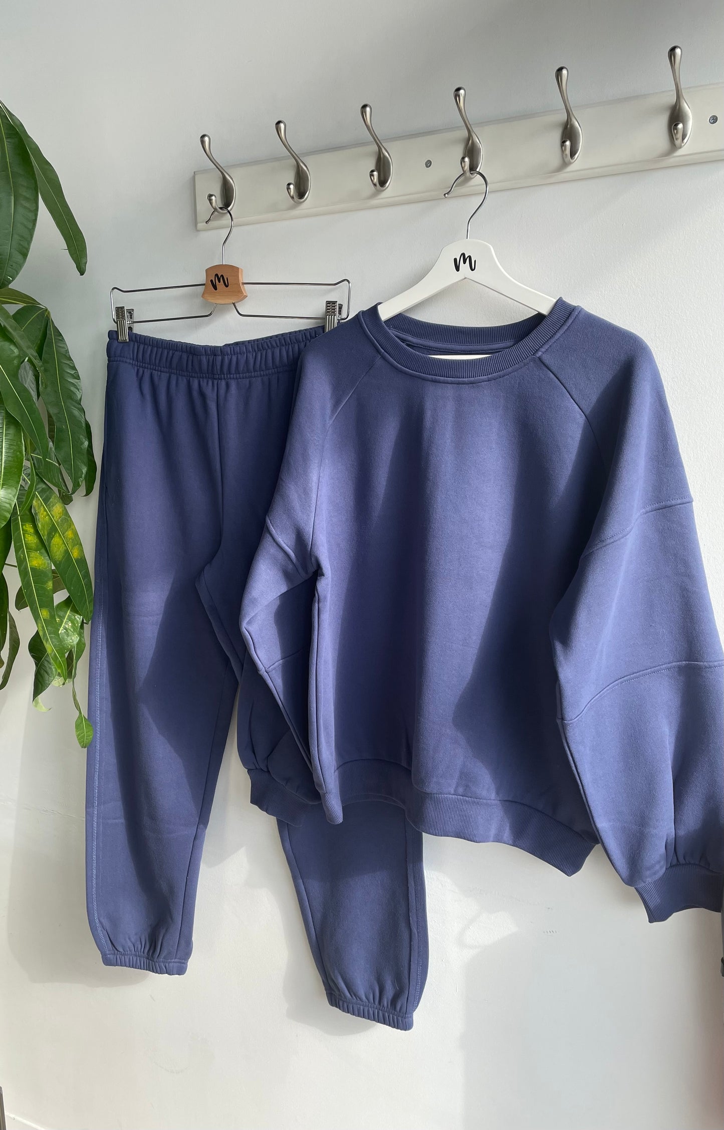 C’est Moi Denim Crew Neck Sweatshirt
