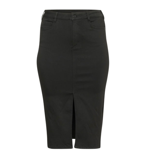 Kaffe Curve Black 5 Pocket Pencil Skirt