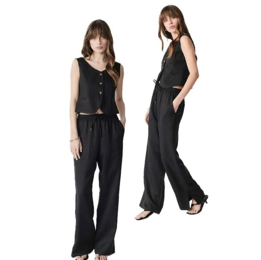 DeLuc Black Pocket Pant