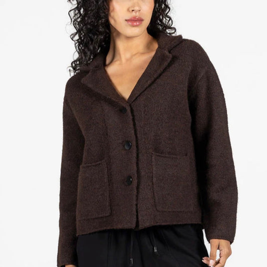 C’est Moi Espresso Cardigan