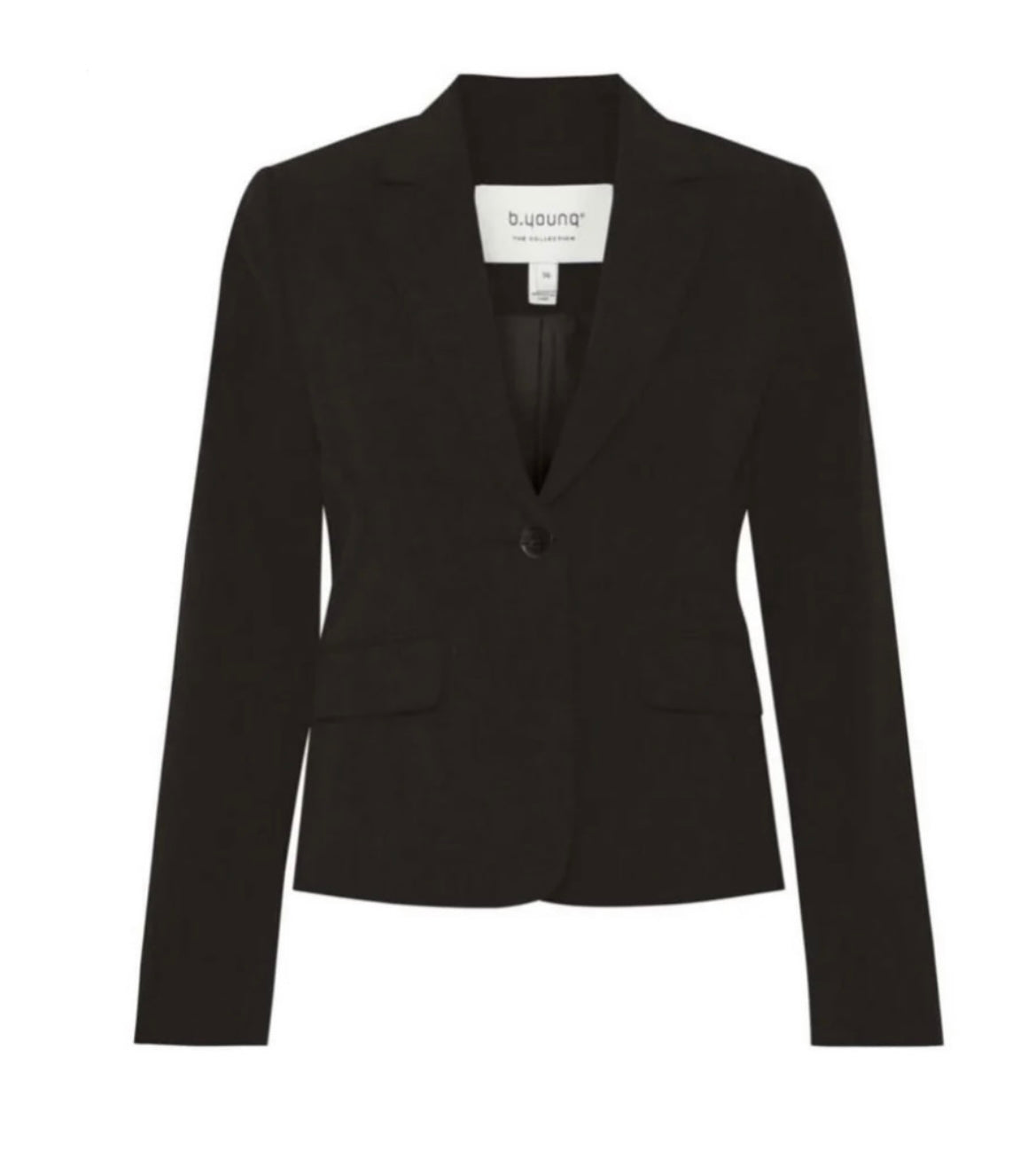 B young Black Cropped Blazer
