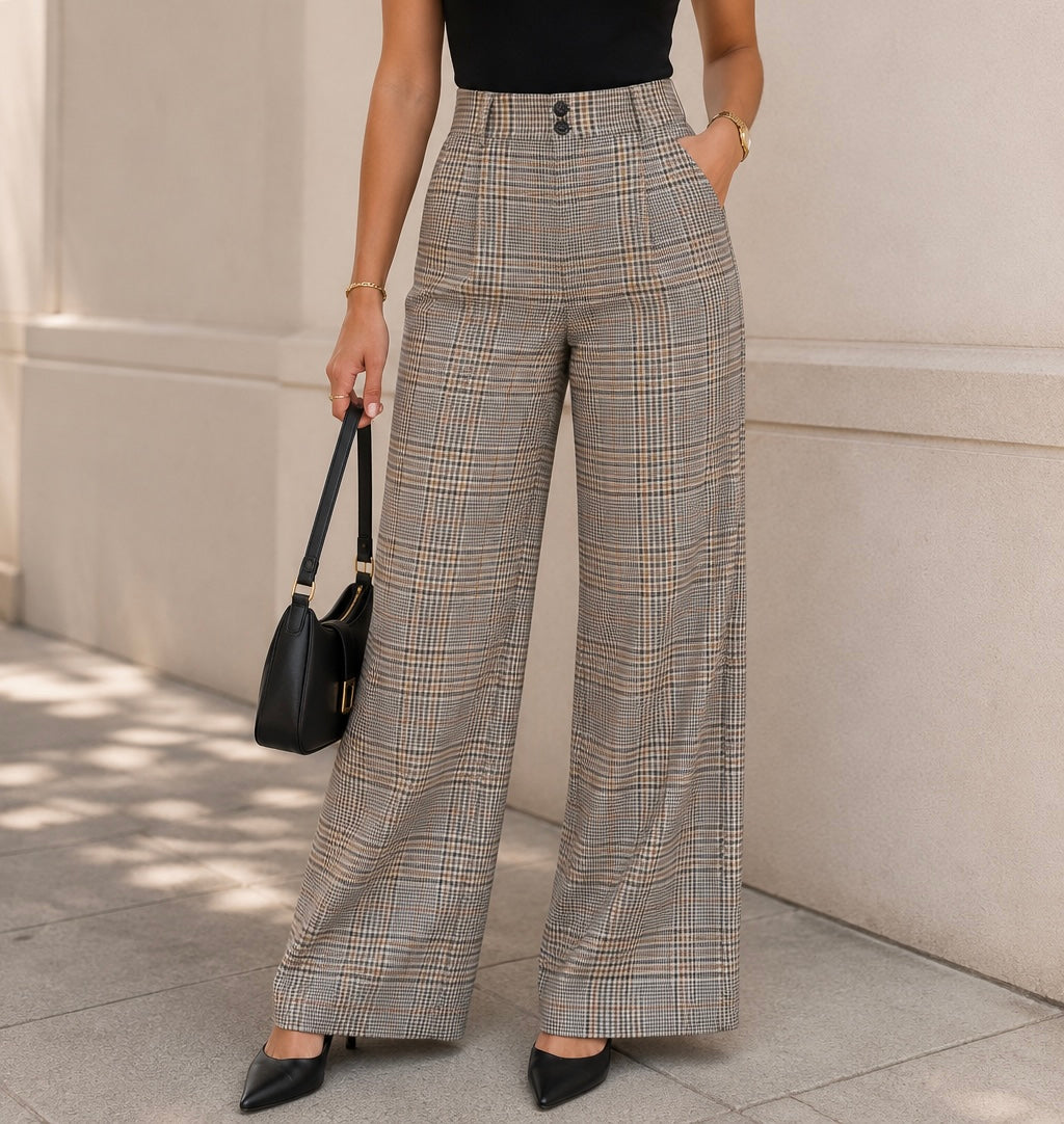 B young Java Mix Plaid Pant