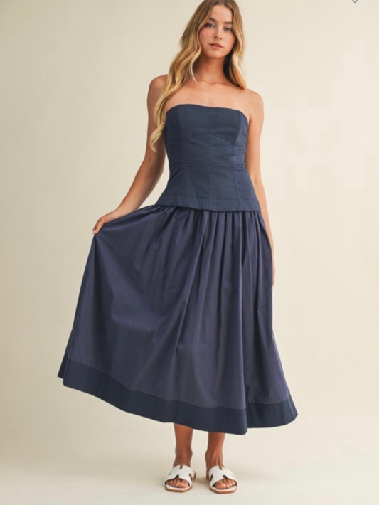 Blue Tube Style Dress