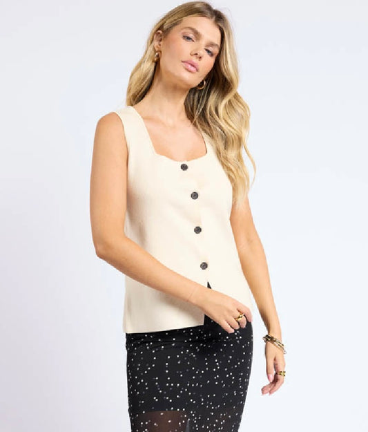 Sage the Label Cream SL Top