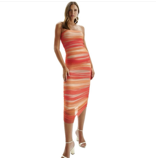 Lez a Lez Tangerine Blend Dress