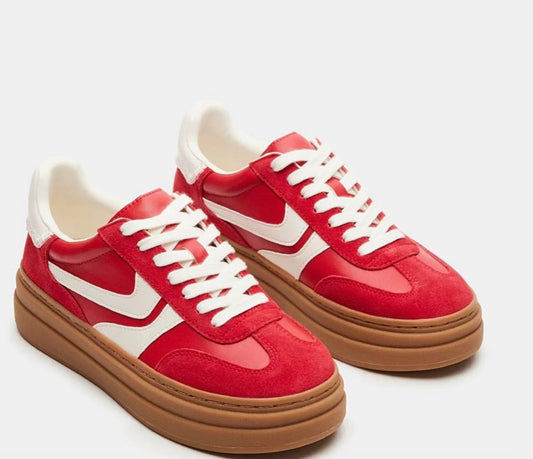 Steve Madden Dodge Red Sneaker