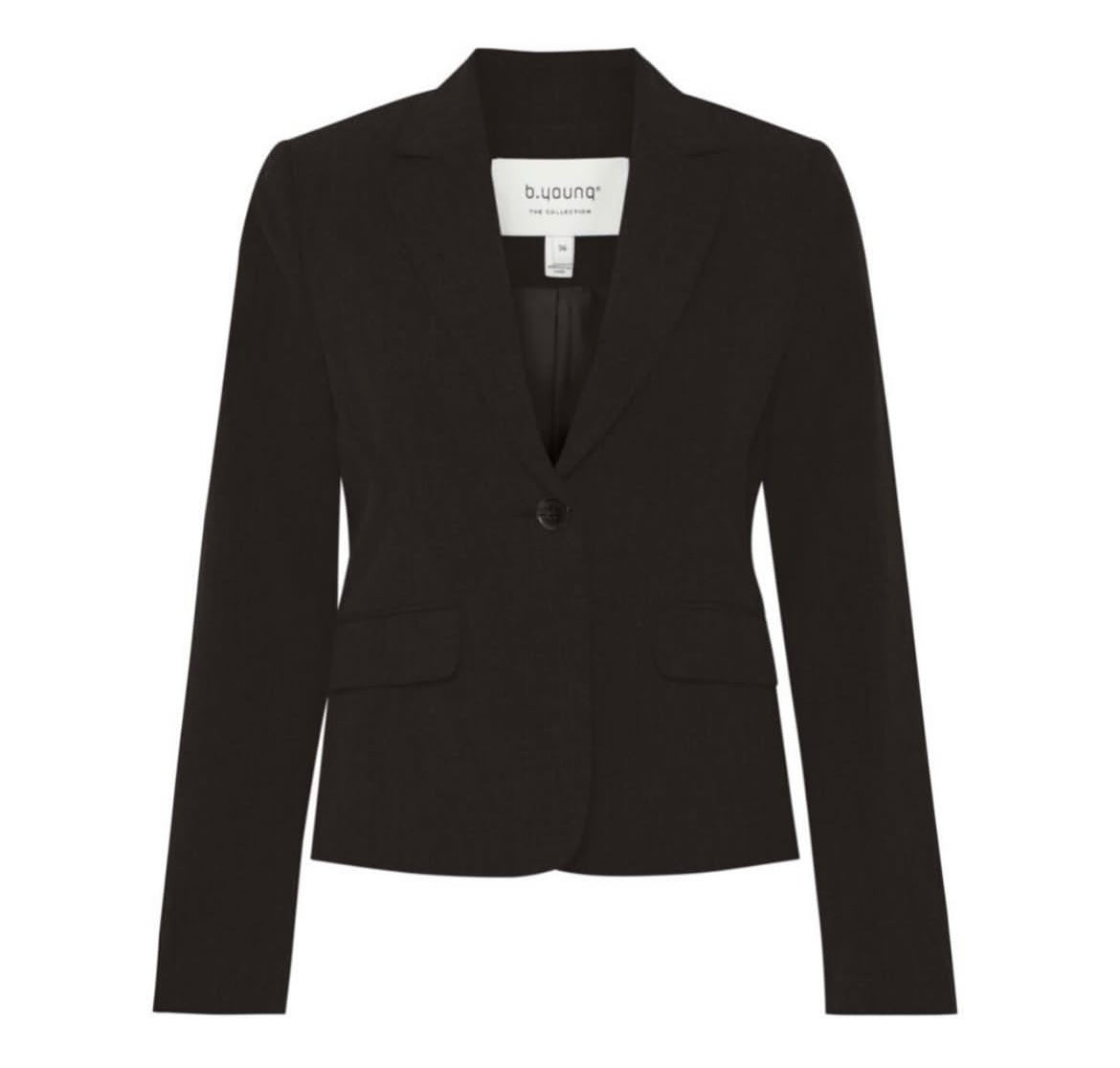 B young Black Cropped Blazer