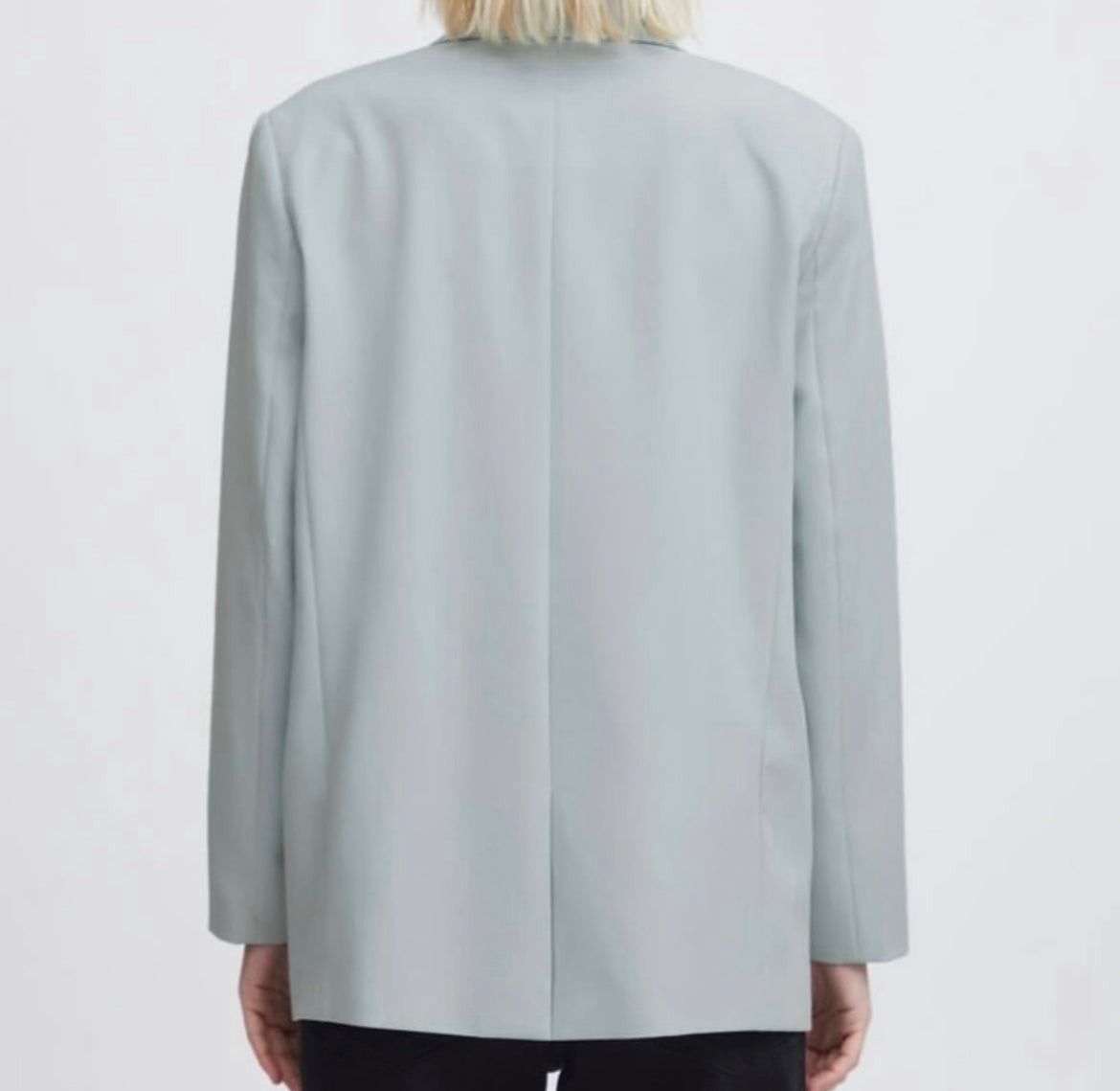 ICHI Ether Box Cut 2 Button Blazer