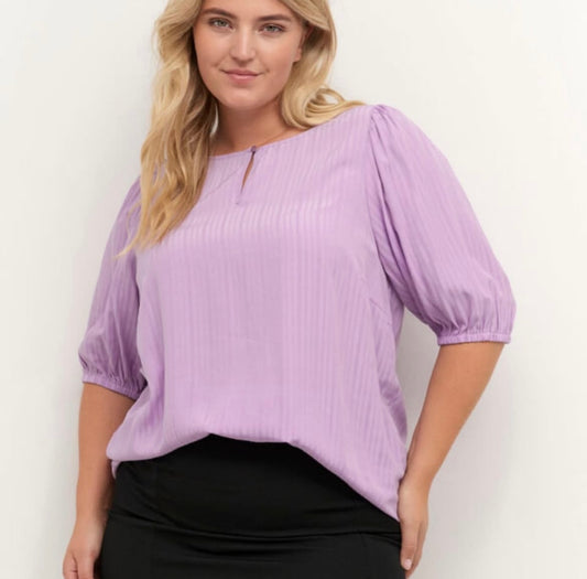 Kaffe Curve Lavender 3 quarter Blouse