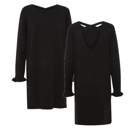 CREAM Black Knit Dress