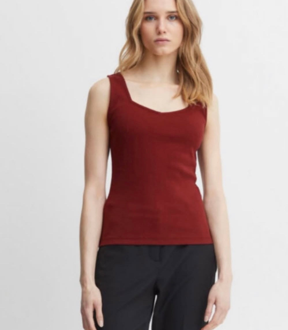 ICHI Burgandy Tank