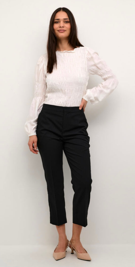 CREAM Black Straight Leg Ankle Pant