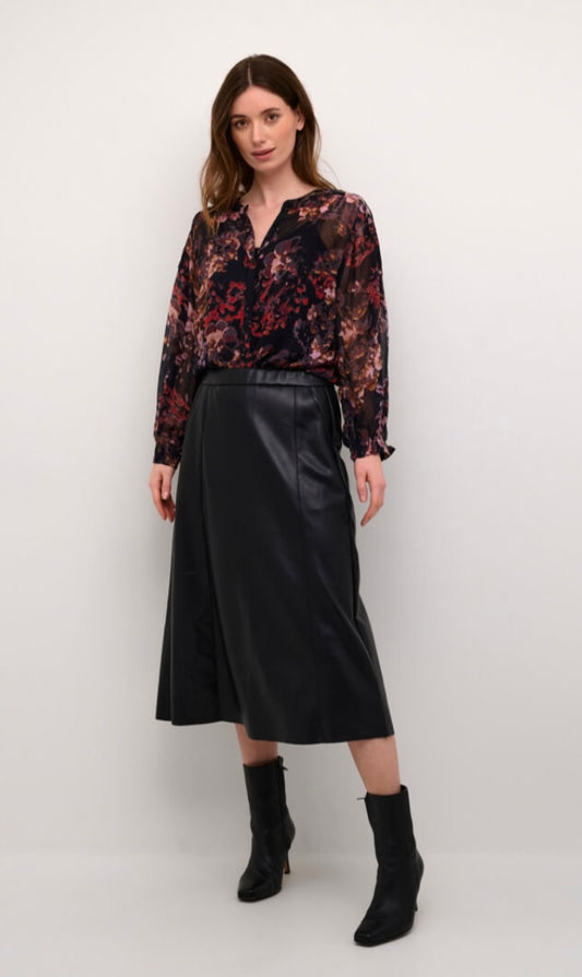 CREAM Black Faux Skirt