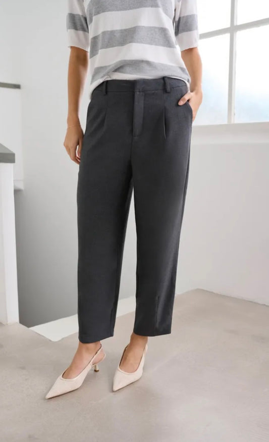 Kaffe Dark Grey Ankle Pant