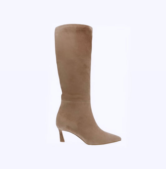 Steve Madden Laban Taupe Suede Boots