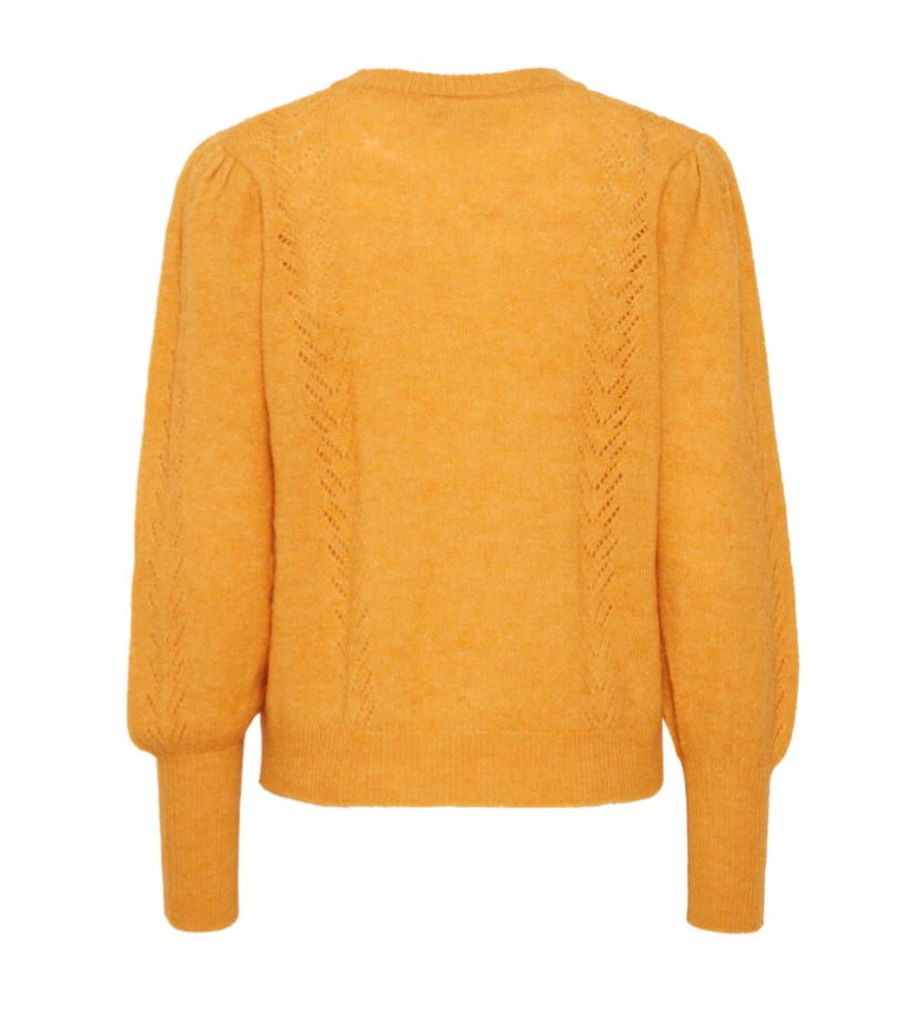 ICHI Yellow Knit Sweater