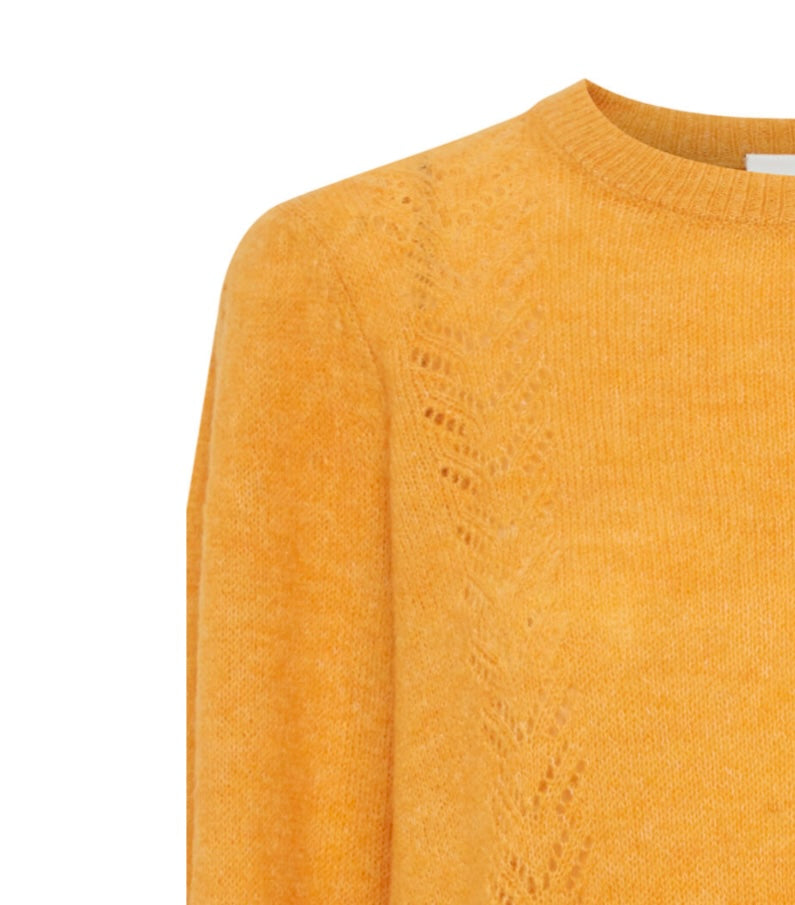 ICHI Yellow Knit Sweater