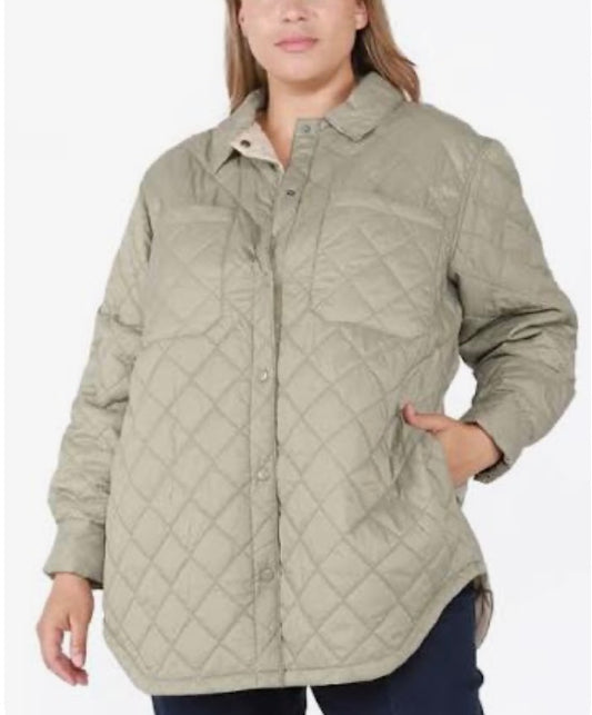Dex Plus Light Weight Khaki Quilted Jacket