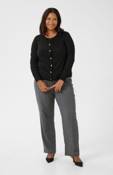 Kaffe Curve Lurex Buttoned Cardigan