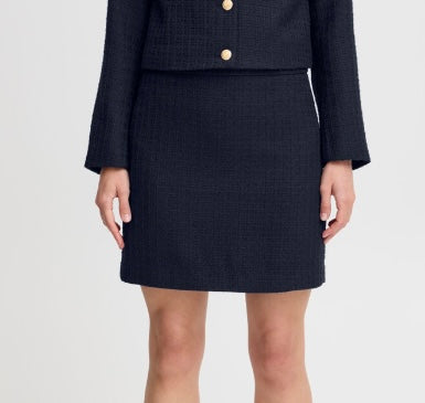 B young Navy Short Skirt
