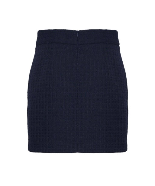 B young Navy Short Skirt