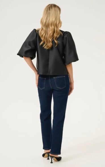 Culture Black Bubble Sleeve Jacket