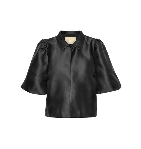 Culture Black Bubble Sleeve Jacket