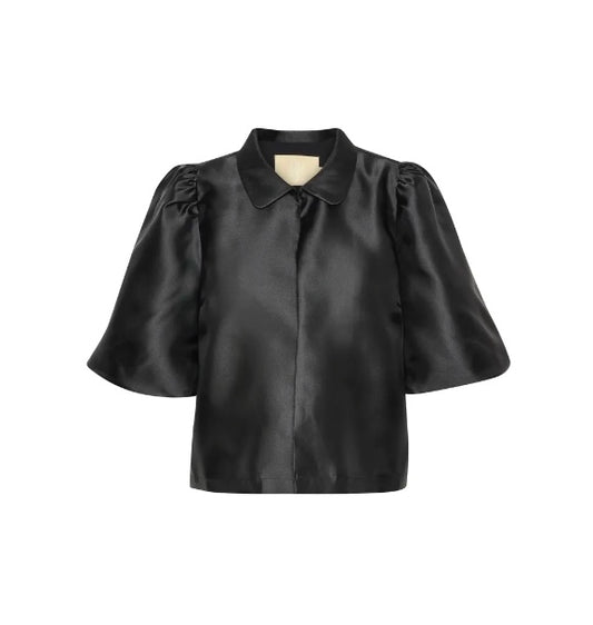 Culture Black Bubble Sleeve Jacket