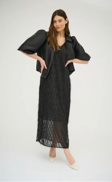 Culture Black Bubble Sleeve Jacket