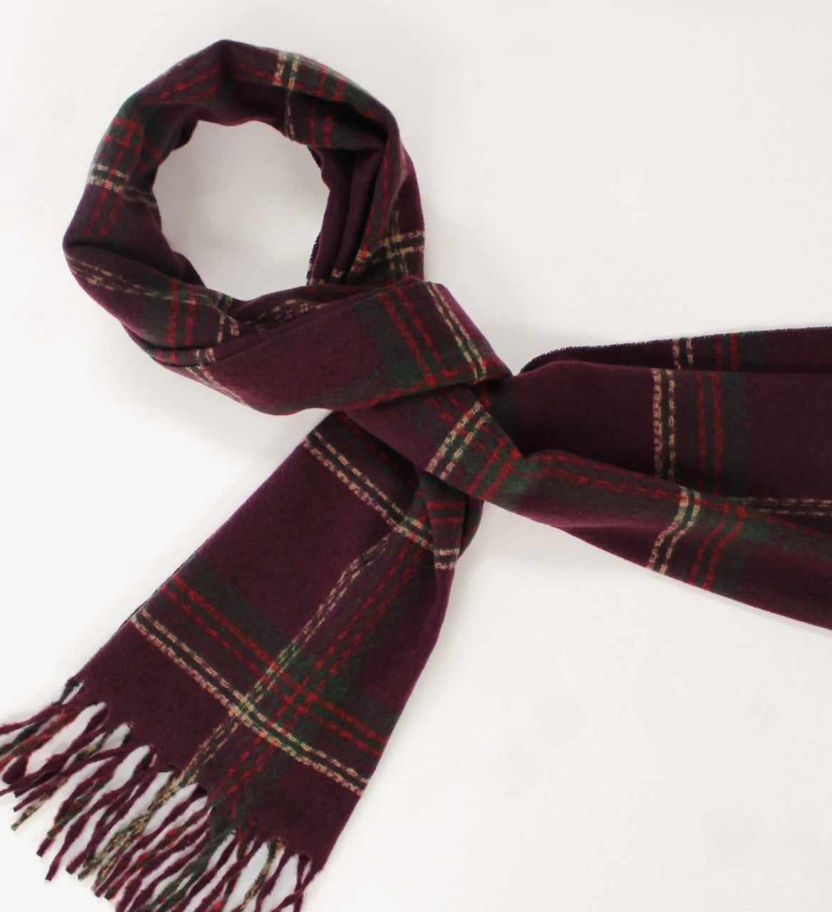 Bordeaux Printed Scarf