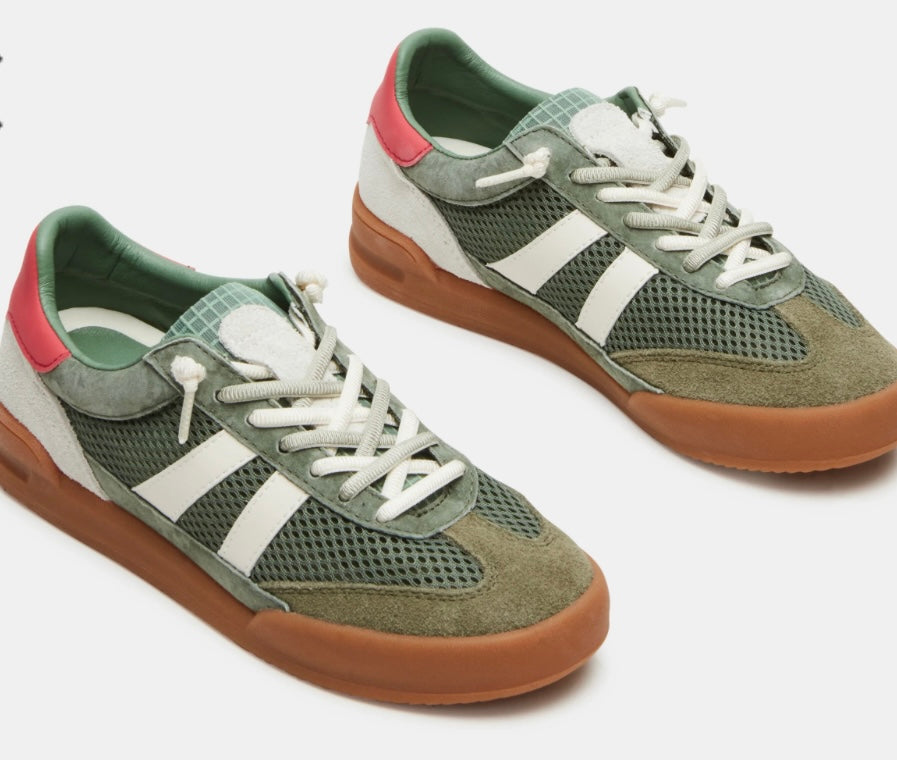 Steve Madden Green Verdict Lace up Sneaker